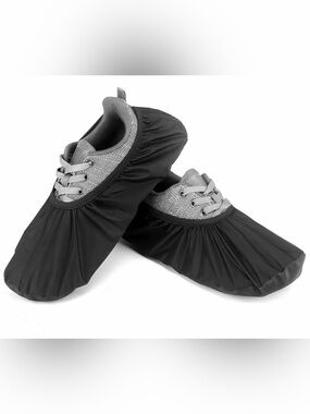 Bowling Shoe Covers for Men Women, Waterproof Reusable Bowling Shoe Covers, 9-12